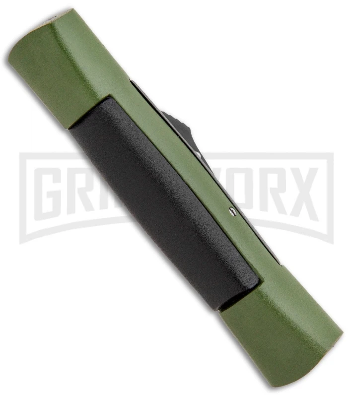 AKC Concord Green/Black OTF Automatic Knife - Flat Black - Image 3