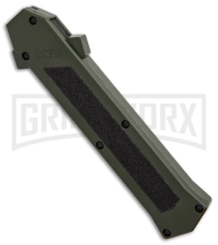 AKC F-16 OD Green D/A OTF Automatic Knife - Bayo Black Plain - Image 3