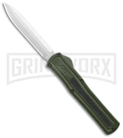 AKC F-20 OD Green D/A OTF Automatic Knife - Satin Plain