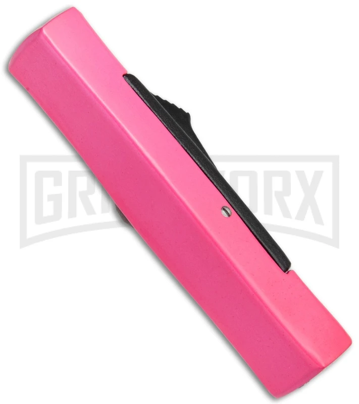AKC Minion Concord Hot Pink OTF Automatic Knife - Flat Satin Plain - Image 3