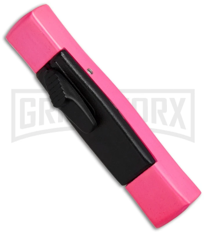 AKC Minion Concord Hot Pink OTF Automatic Knife - Flat Satin Plain - Image 2