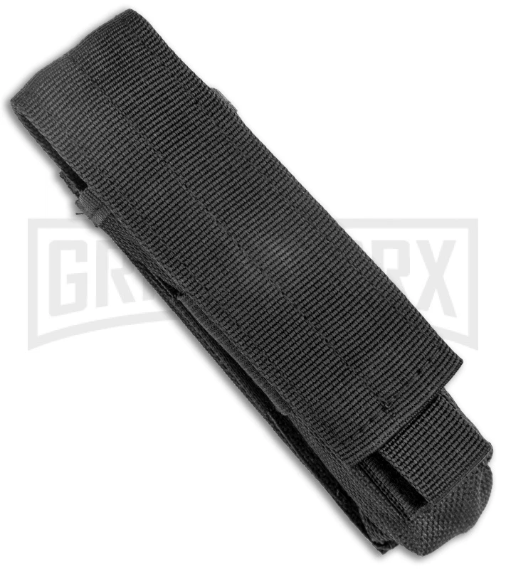 Atomic Defender Large OTF Automatic Knife Fire Dept. Red - Two-tone - Image 4