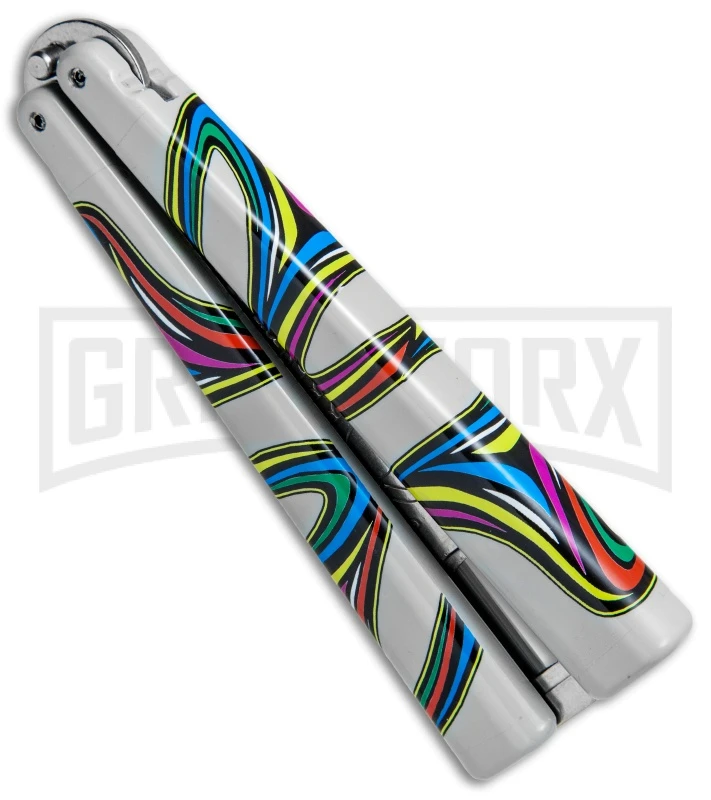 BB Barfly Abstract Wave Bottle Opener Butterfly Trainer - Image 2