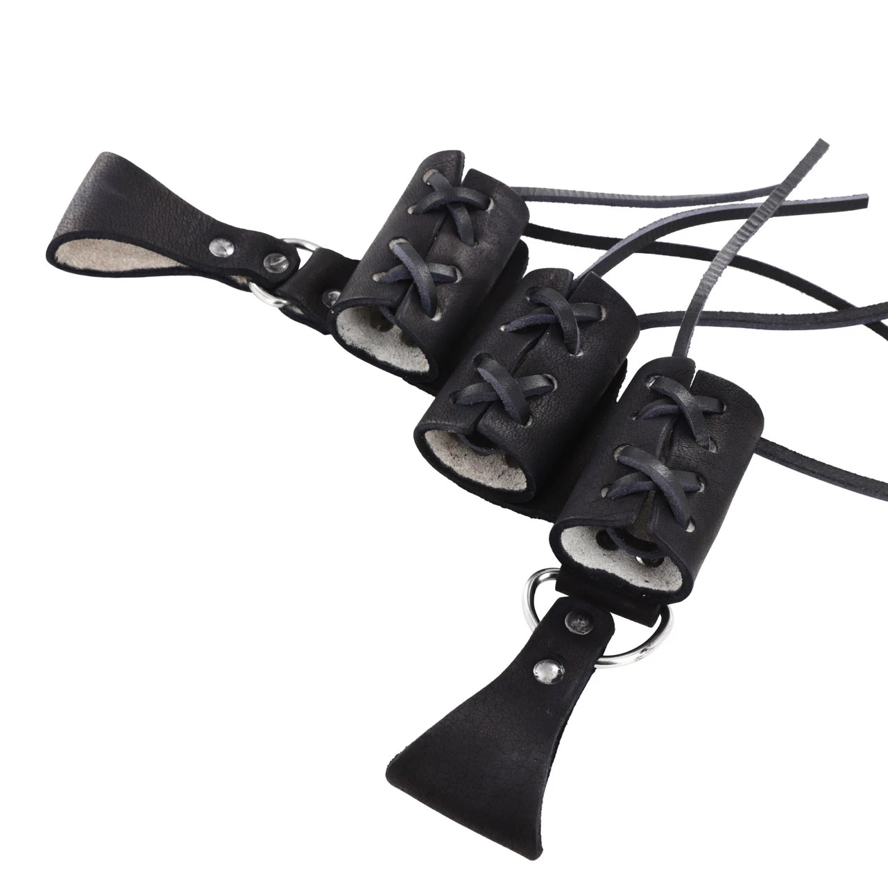 Tertiary Illusion 3 Sword Dagger Right-Handed Color Choice Medieval Belt Frog W/ Black Lacing - Image 3