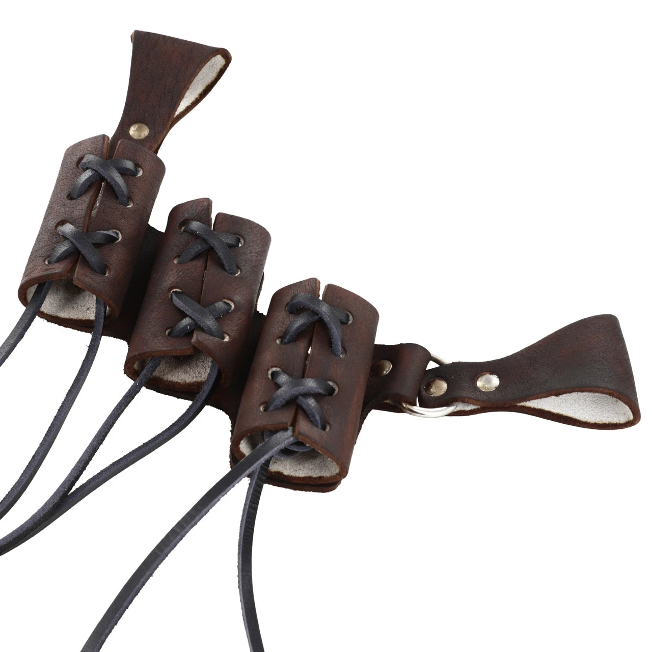 Tertiary Illusion 3 Sword Dagger Right-Handed Color Choice Medieval Belt Frog W/ Black Lacing - Image 5