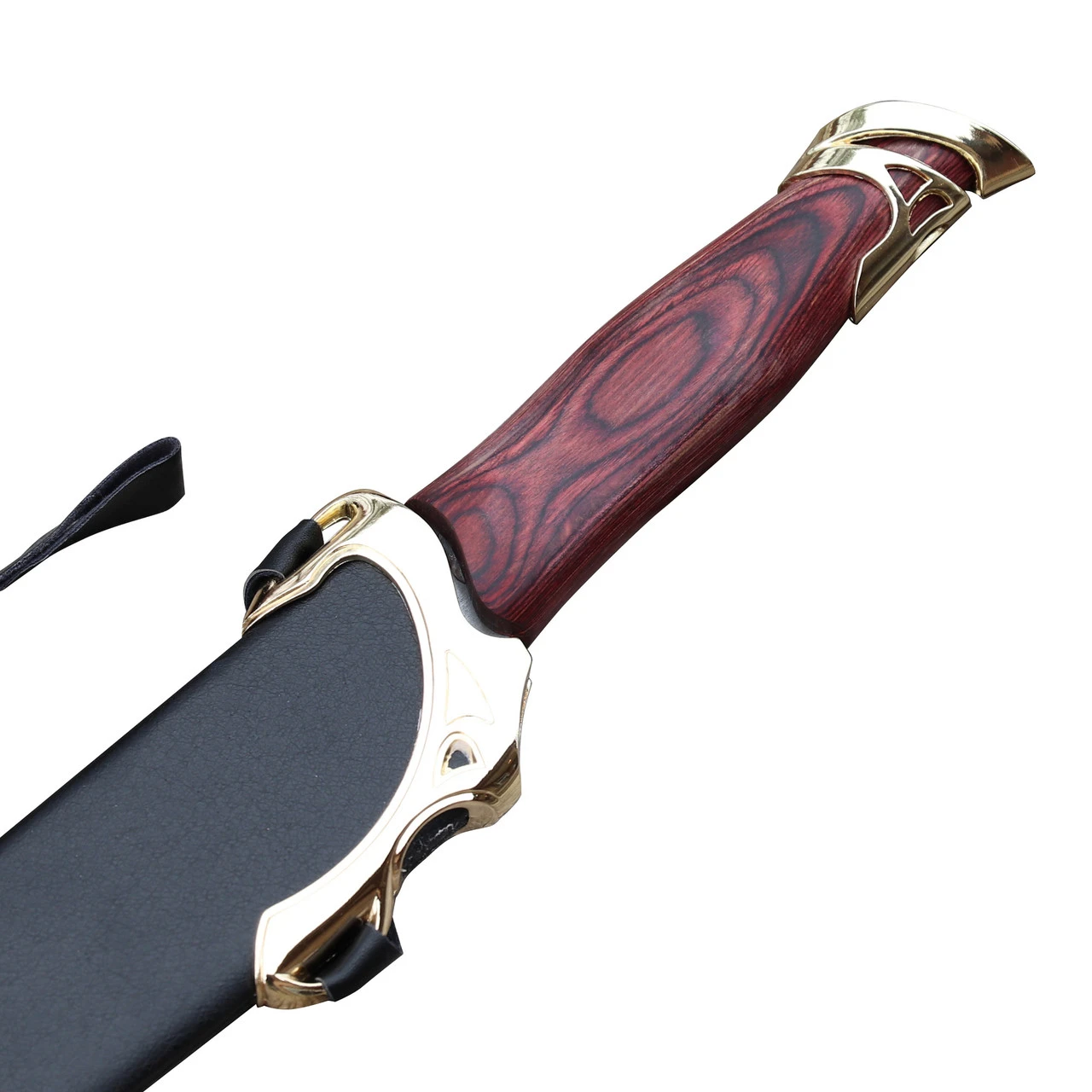 Strider Elven Replica Fantasy Medieval Scimitar Dagger Sword Scabbard & Wall Mount Included - Image 4