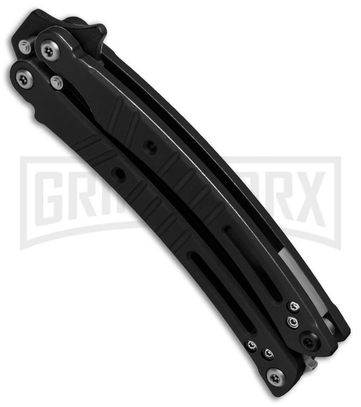 Bear OPS Bear-Song VI Black Butterfly Knife - Black Plain - Image 2