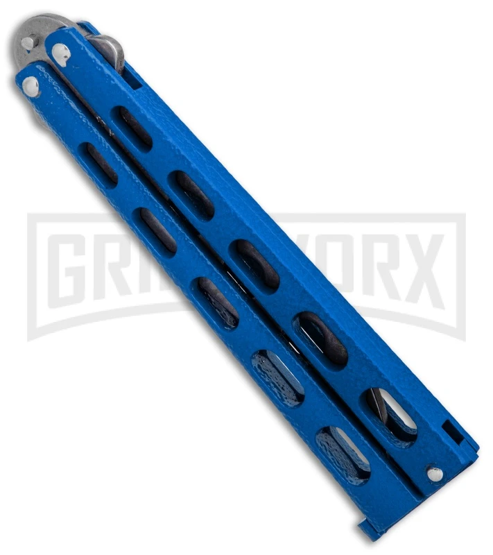Bear & Son 114BL & 114BLTR Blue Butterfly Knife 2-Pack - Image 8