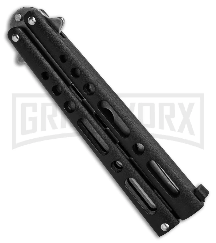 Benchmark Black Butterfly Trainer Knife - Stonewash Dull - Image 2