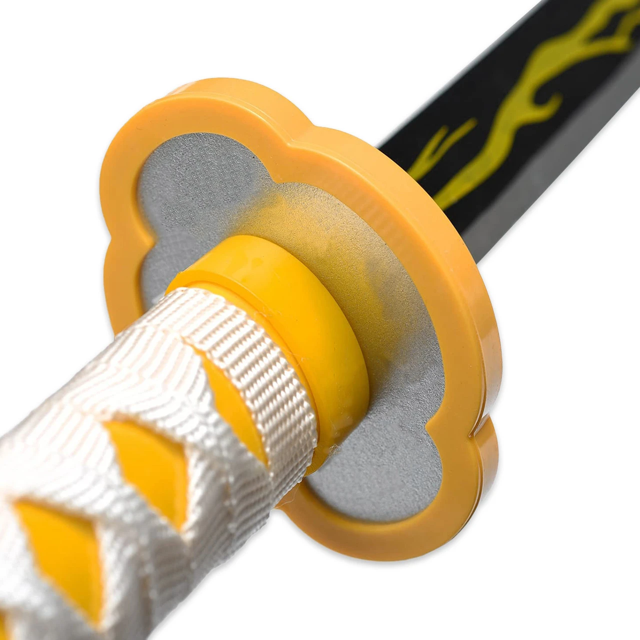 Art Of Thunder Yellow Nichirin Katana | Kimetsu No Yaiba Agatsuma Zenitsu Replica Polyurethane Foam Sword - Image 2