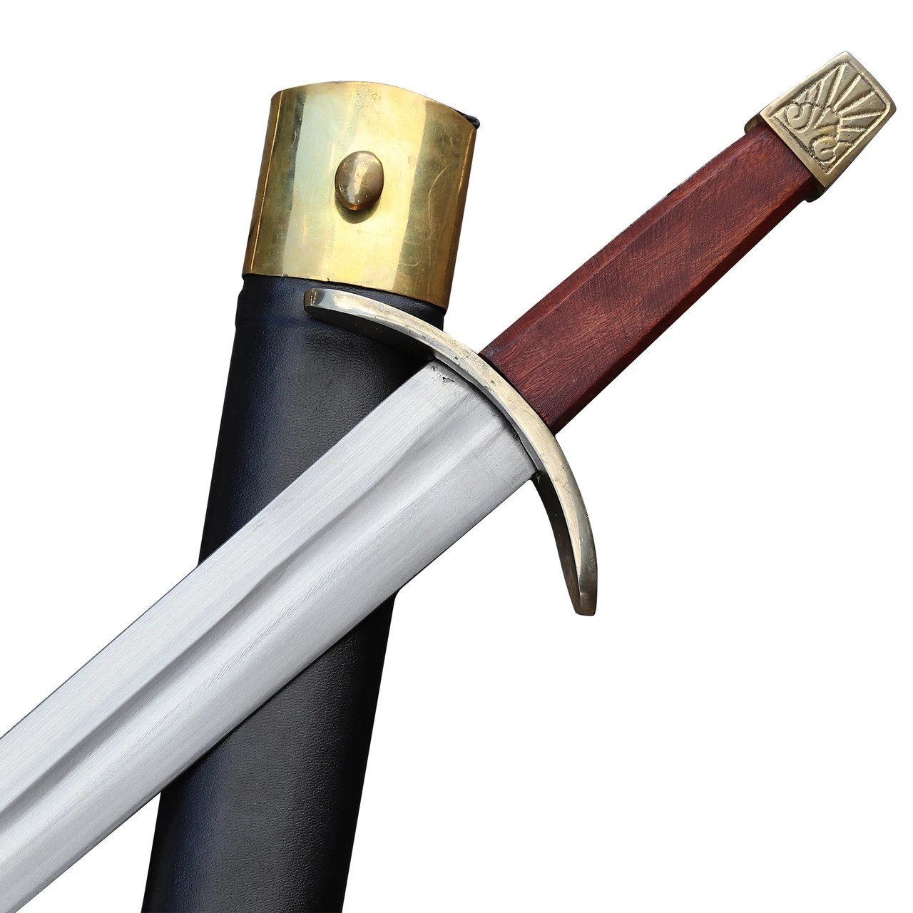 European Historical Replica Decorative Display Sword Scabbard Included - Image 3