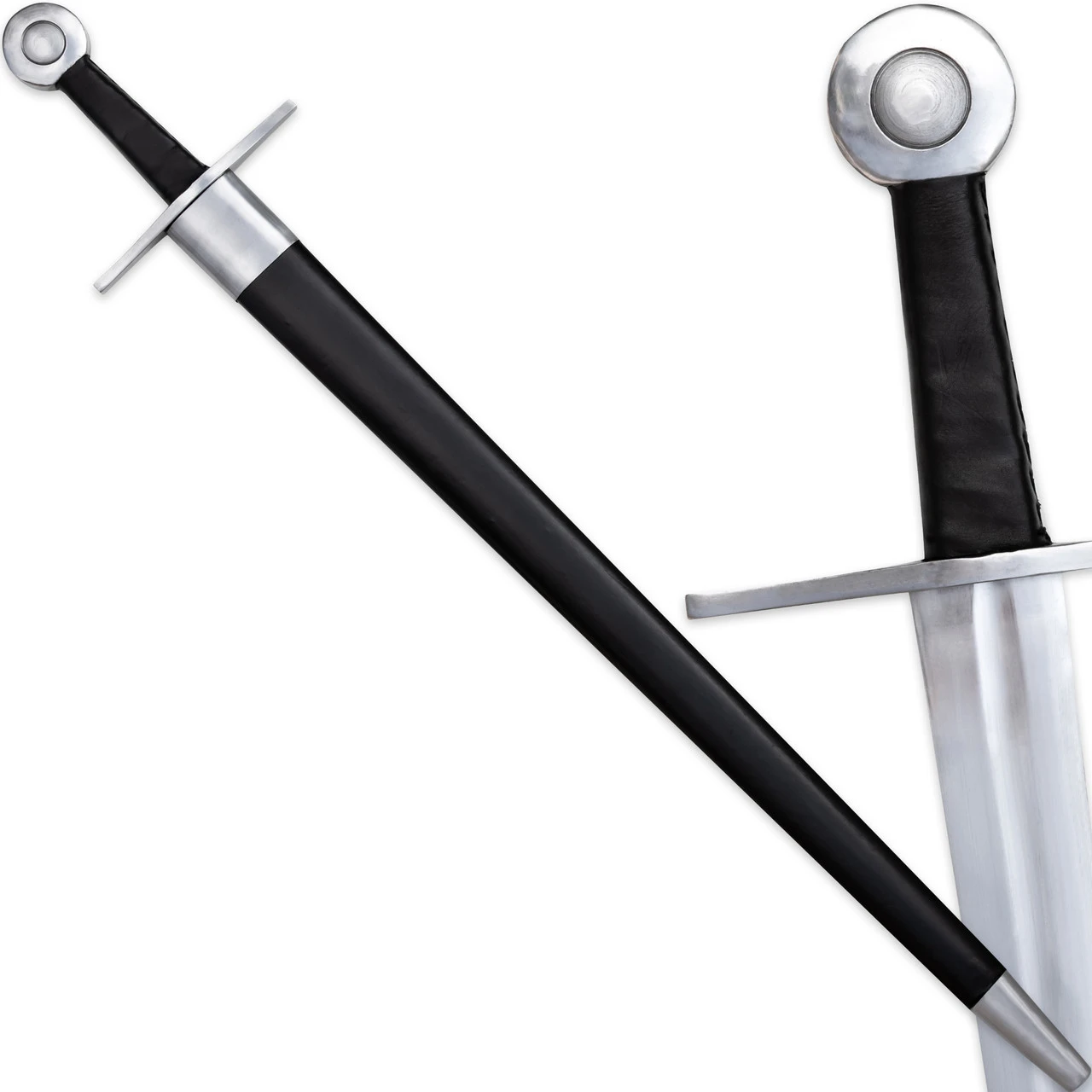 Age Of Chivalry EN45 Carbon Steel Medieval Knightly Battle Ready Sword - Image 5