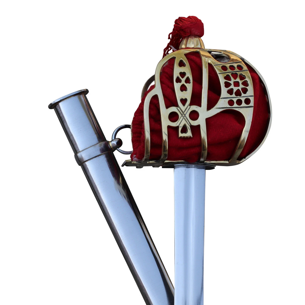 Basket Hilted Historical Replica Scottish Broad Sword - Image 7