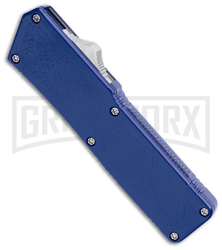 Lightning D/A Tanto OTF Automatic Knife Blue (3.25" Satin) - Image 2