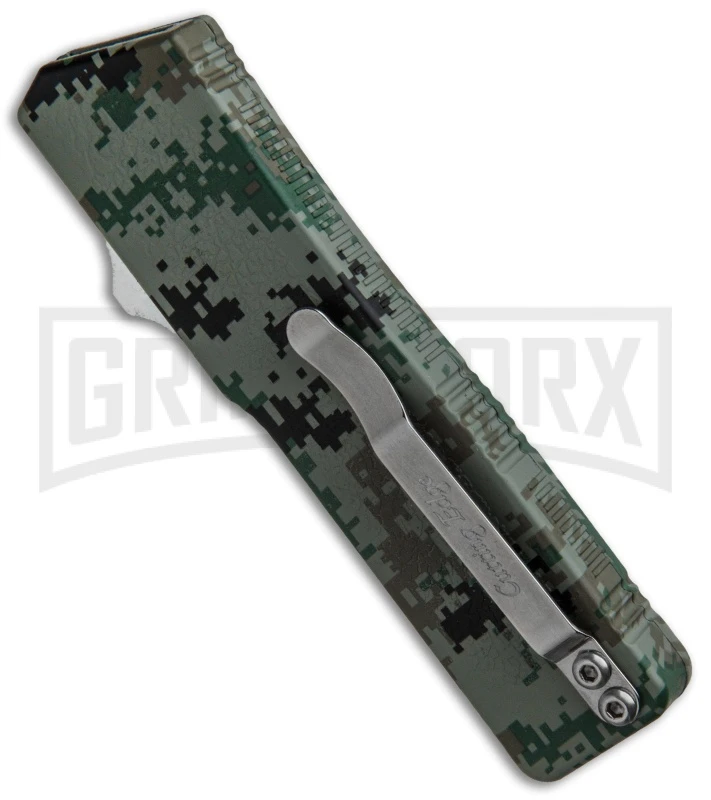 Lightning Digi Camo D/A OTF Automatic Knife - Satin Serr - Image 3