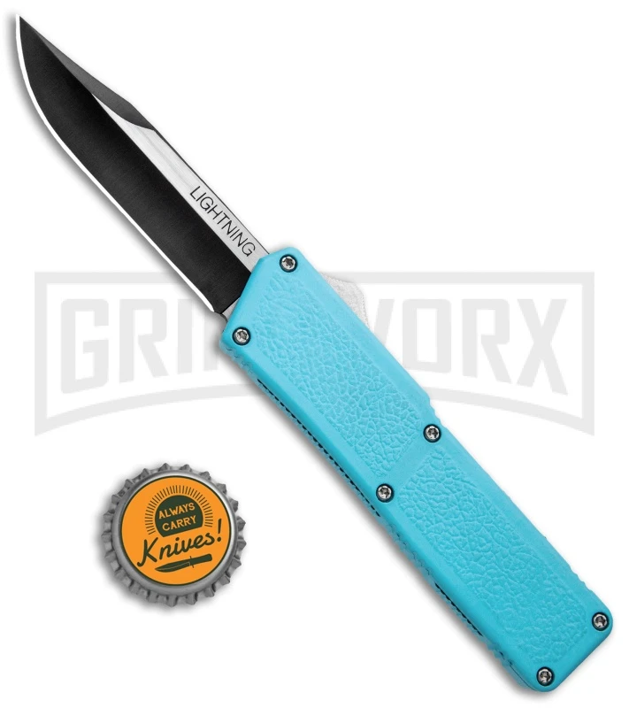 Lightning Nutnfancy Exclusive Powder Blue D/A OTF Automatic - Clip Two Tone - Image 5