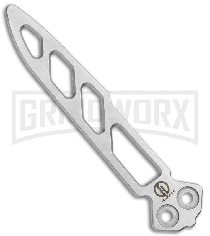 Maxace Knives Balisong Serpent Striker II Black G-10 - Satin Drop Point Plain - Image 4