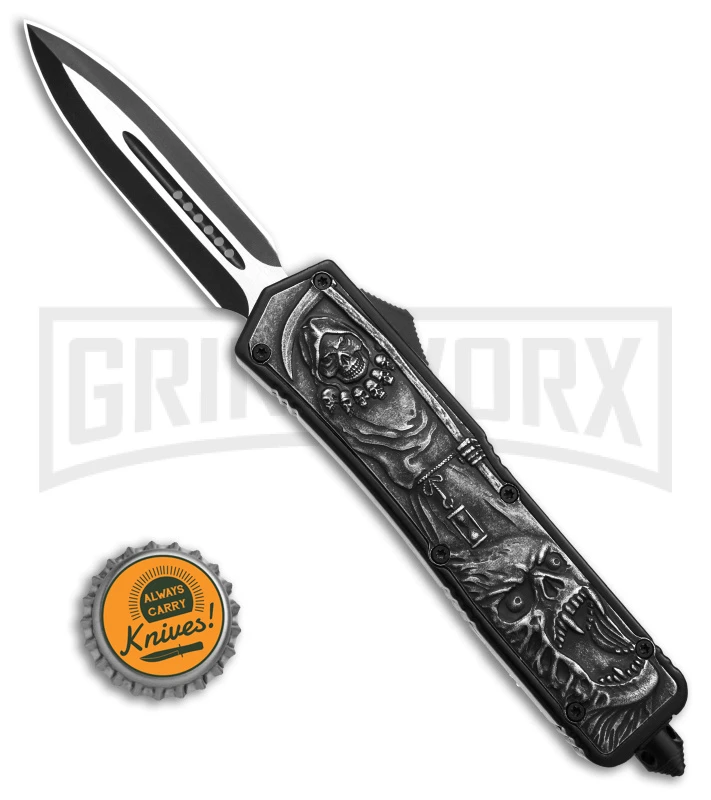 Grim Reaper / Banshee Automatic OTF Knife - Dagger Two Tone Plain - Image 4