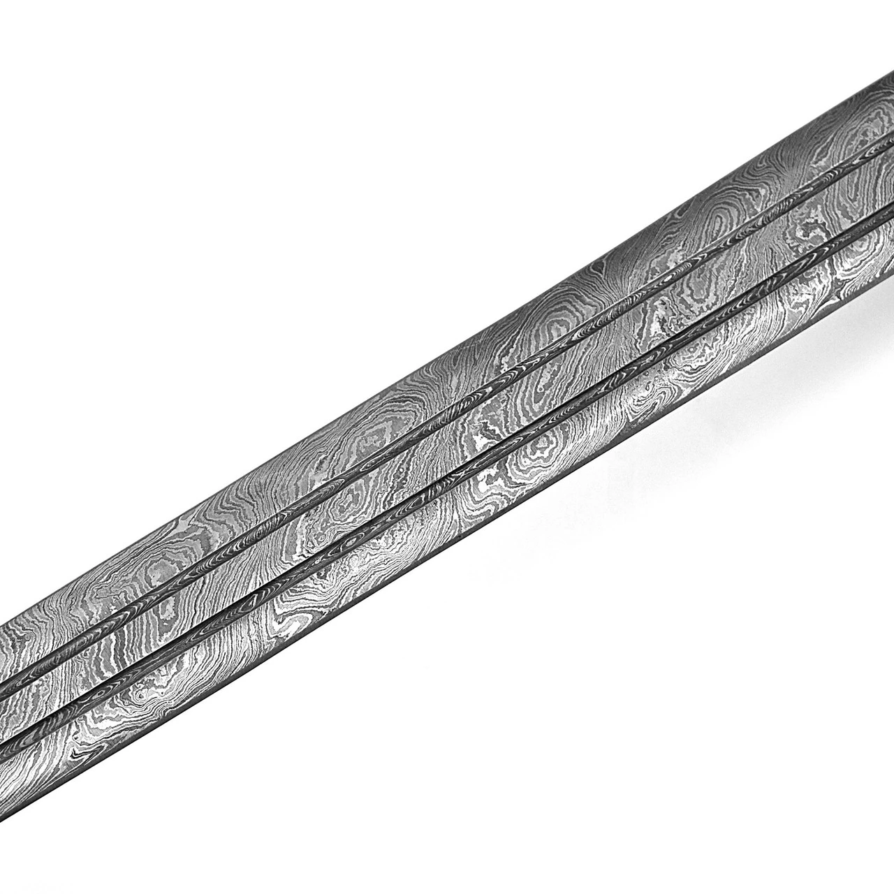 Golden High Strike Damascus Steel Battle Viking Sword - Image 4