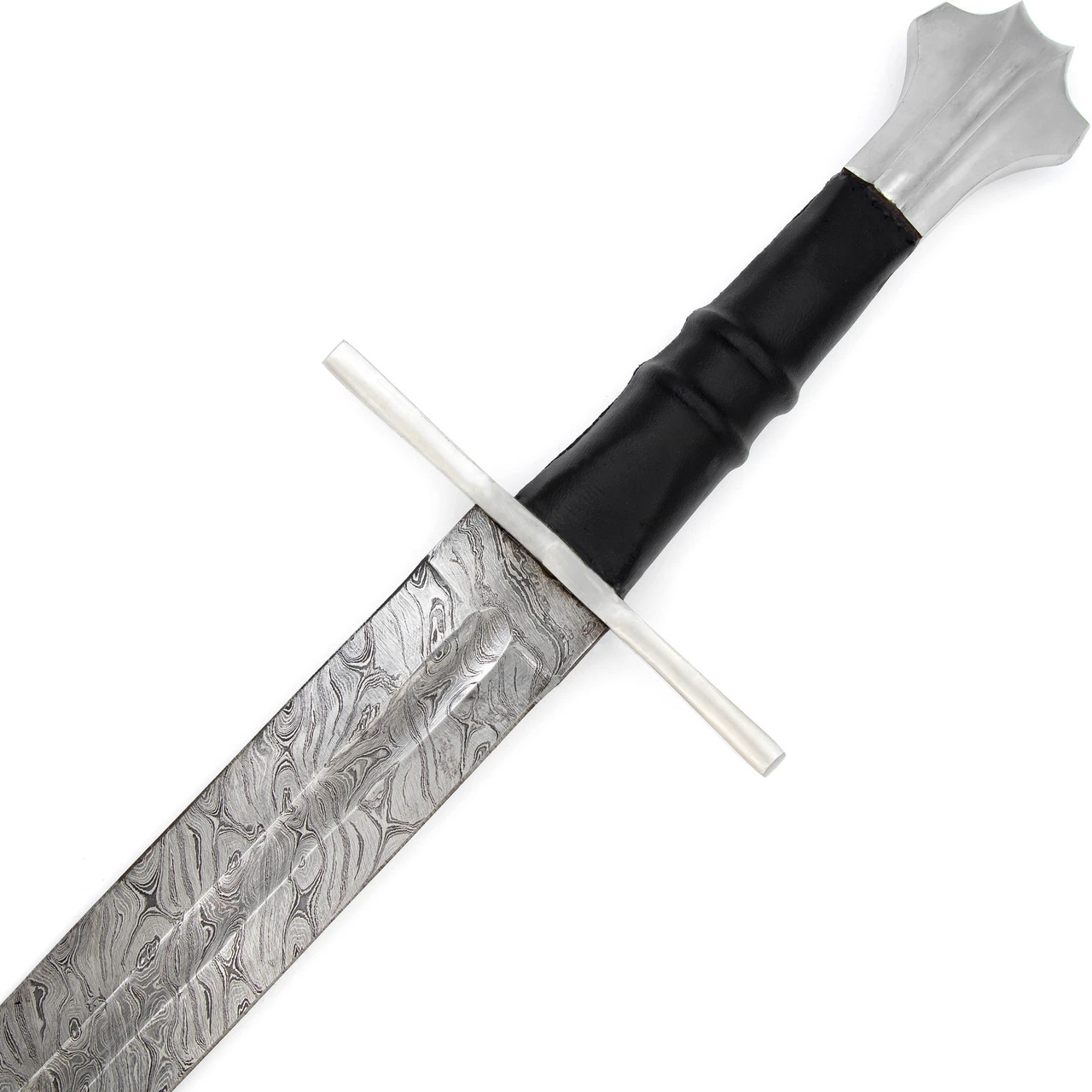 Astral Waltz Firestorm/ Twist Medieval Damascus Templar Sword - Image 9