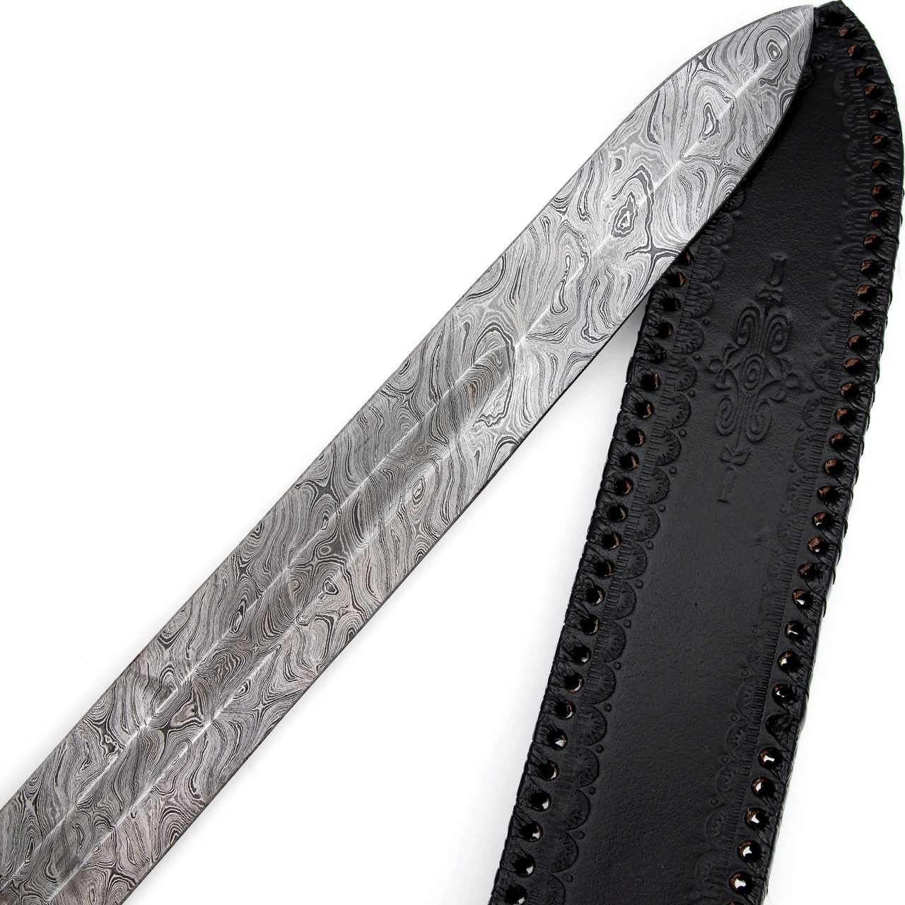 Astral Waltz Firestorm/ Twist Medieval Damascus Templar Sword - Image 7