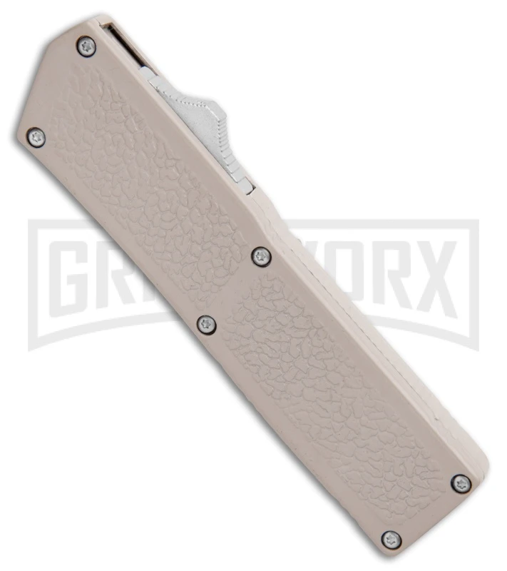 Thunder Tan D/A OTF Automatic Knife - Satin Plain - Image 2