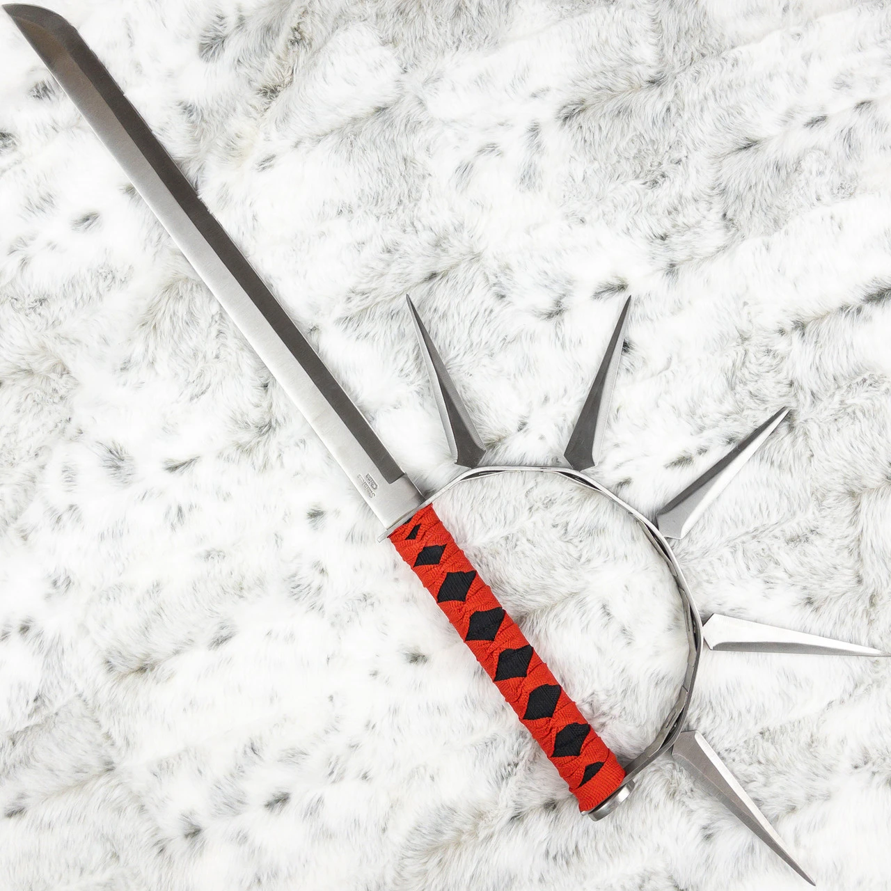 Focus Split Ninja Sword With Spiked Hand Guard - Image 2