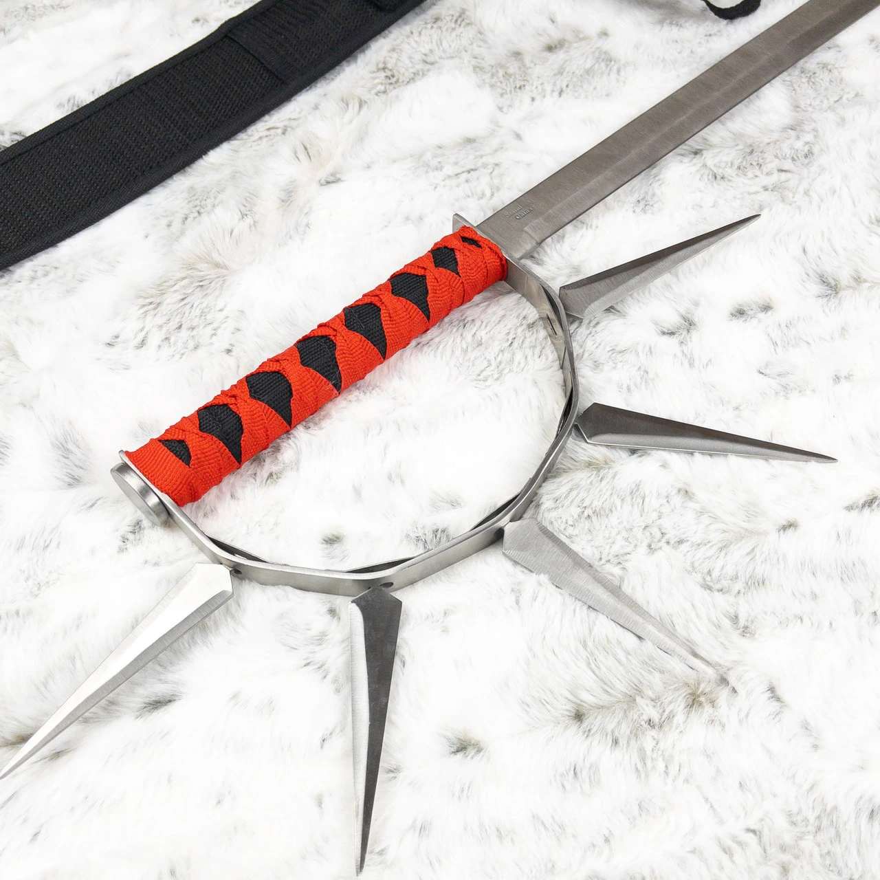 Focus Split Ninja Sword With Spiked Hand Guard - Image 4