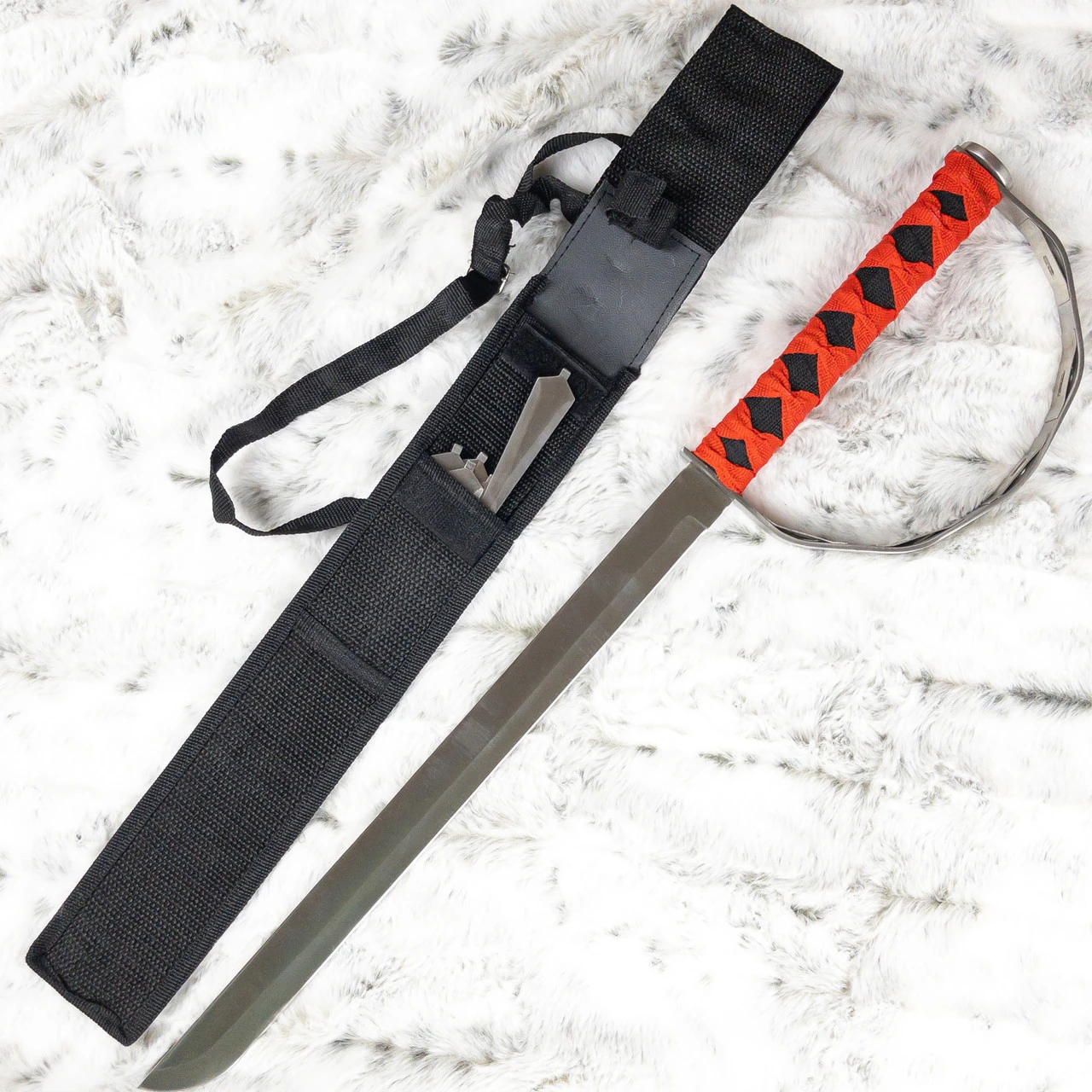 Focus Split Ninja Sword With Spiked Hand Guard - Image 5