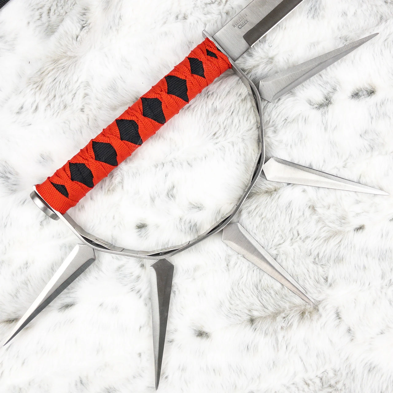 Focus Split Ninja Sword With Spiked Hand Guard - Image 7