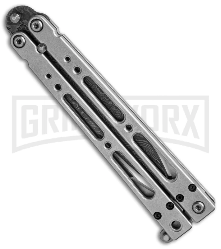 Bear OPS Bear Song IV Balisong Butterfly Knife - Damascus Plain - Image 2