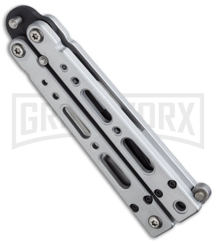 Bear OPS Small Bear Song IV Balisong Butterfly Knife - Black Plain - Image 2