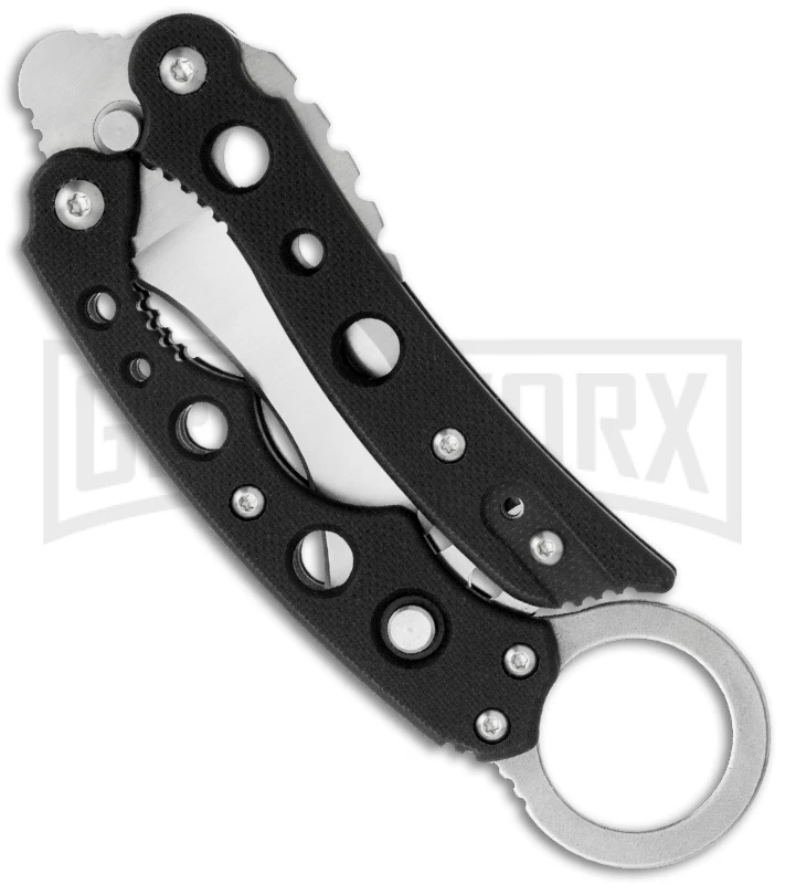 Mantis MK-4 Vuja De Balisong Karambit Butterfly Knife - Satin Plain - Image 2