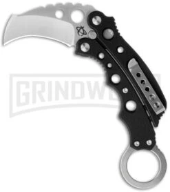 Mantis MK-4 Vuja De Balisong Karambit Butterfly Knife - Satin Plain