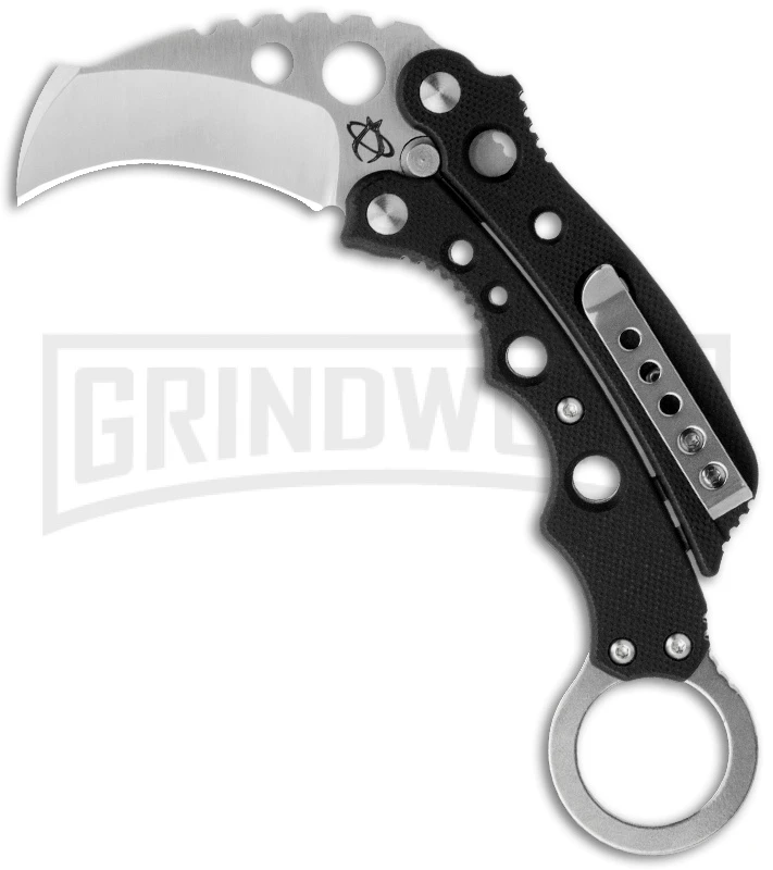Mantis MK-4 Vuja De Balisong Karambit Butterfly Knife - Satin Plain