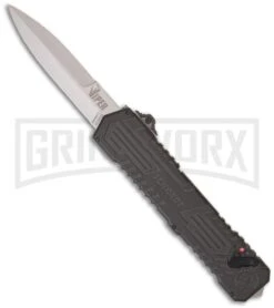 Schrade Viper SCHOTF3 OTF Assisted Opening Knife - Bead Blast Plain